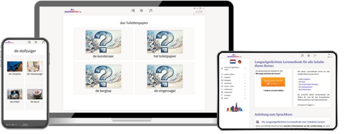 Screenshot Niederländisch für Fortgeschrittene von Sprachenlernen24